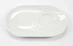 Soucoupe Puro ovale, lot de 12